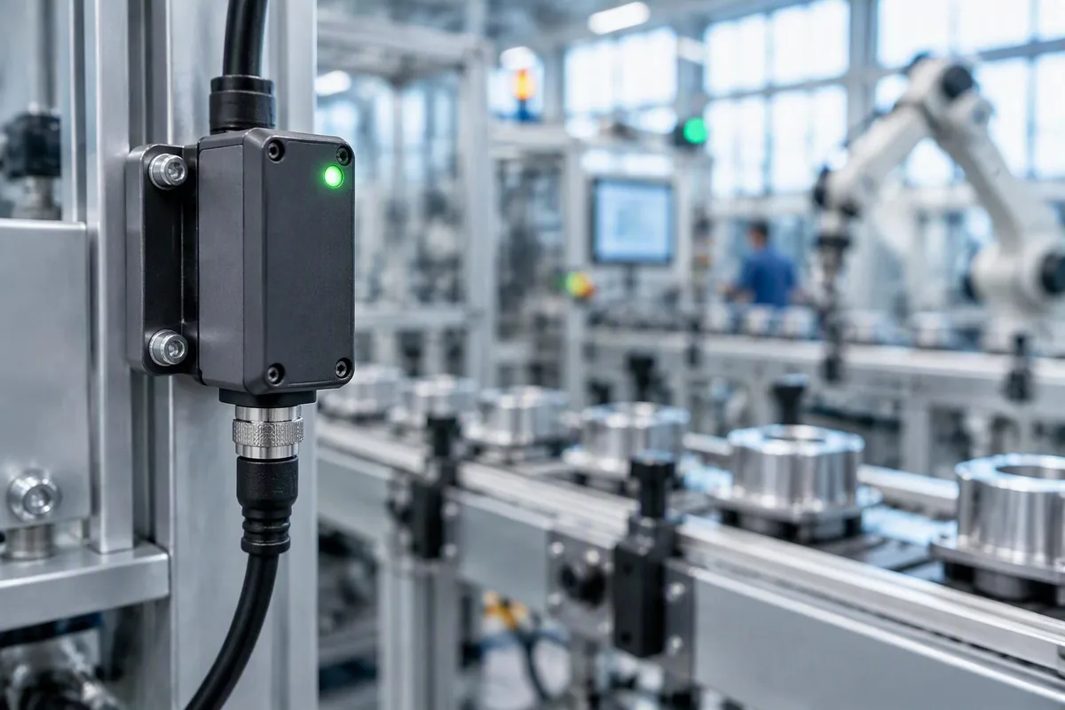 Sensor industrial conectado en una línea de producción: datos de producto conectado bajo el Data Act